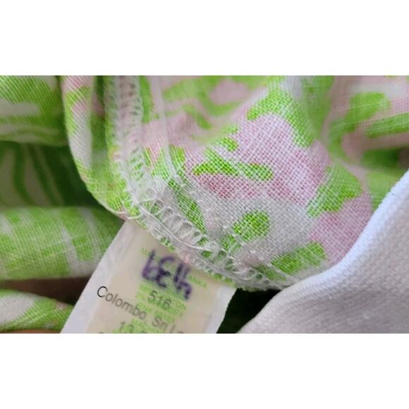 Lilly Pulitzer Women's The Beach Pant Sunnyside Lion Wide-Leg Size XL - Picture 7 of 13